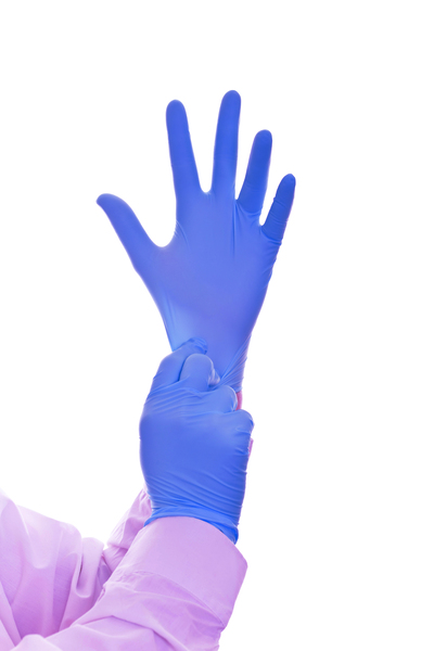 Blue Nitrile Skin2 Examination Gloves