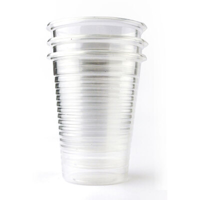 Biodegradable beakers Clear